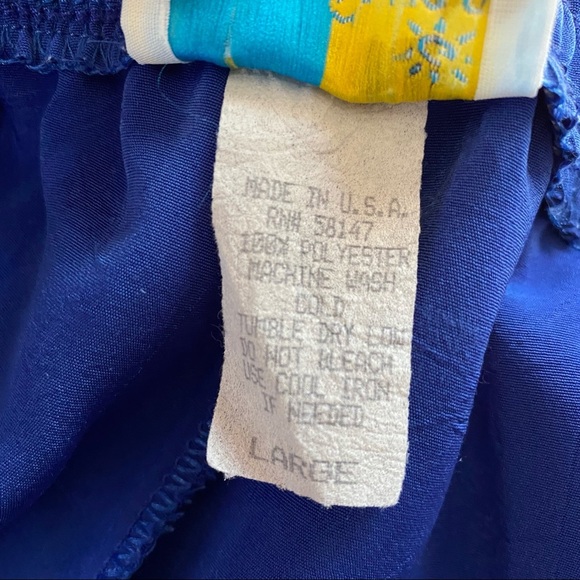 Sea Suns Vintage 3pc. Cobalt Blue Woman’s Pant Set *Petite* - Picture 16 of 16